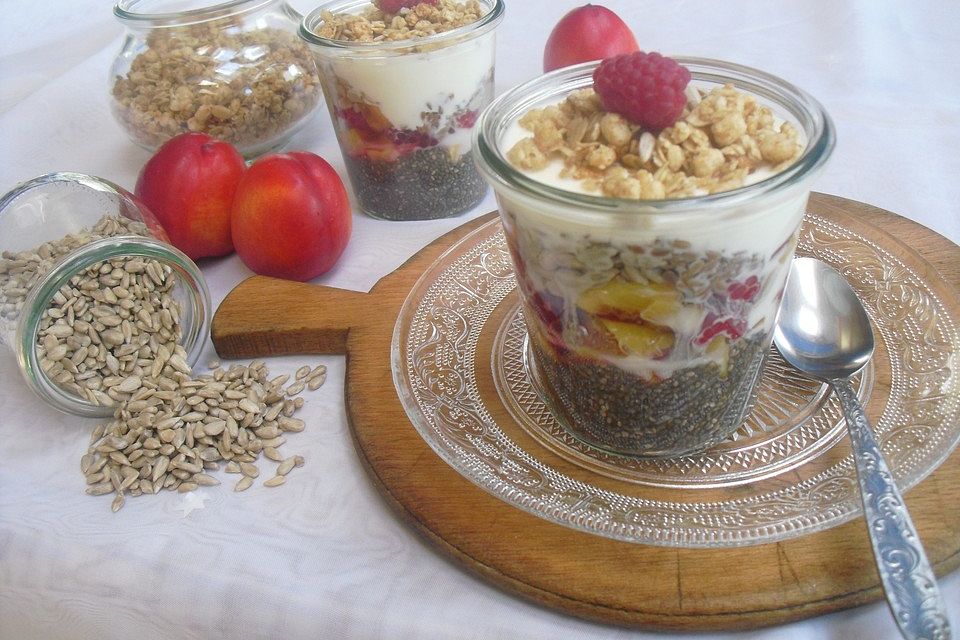 Frühstücks-Trifle mit Chia