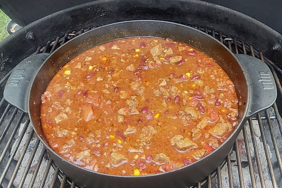 Chili con carne im Dutch Oven