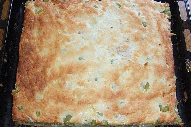 Rhabarberschnitten mit Baiserhaube von meierlein| Chefkoch