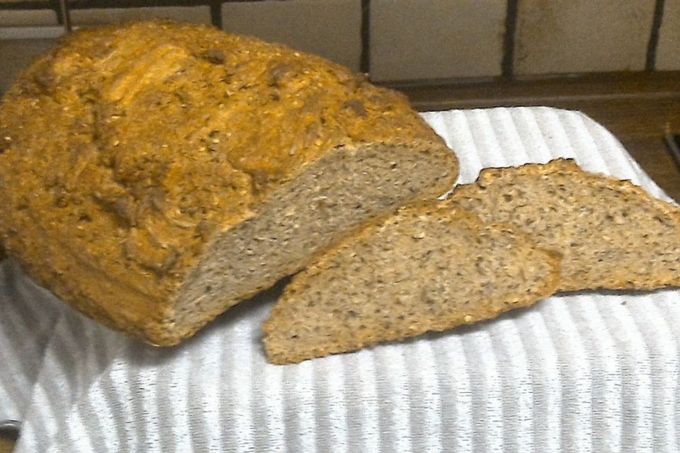 Einkorn-Emmer-Brot mit Körnermischung