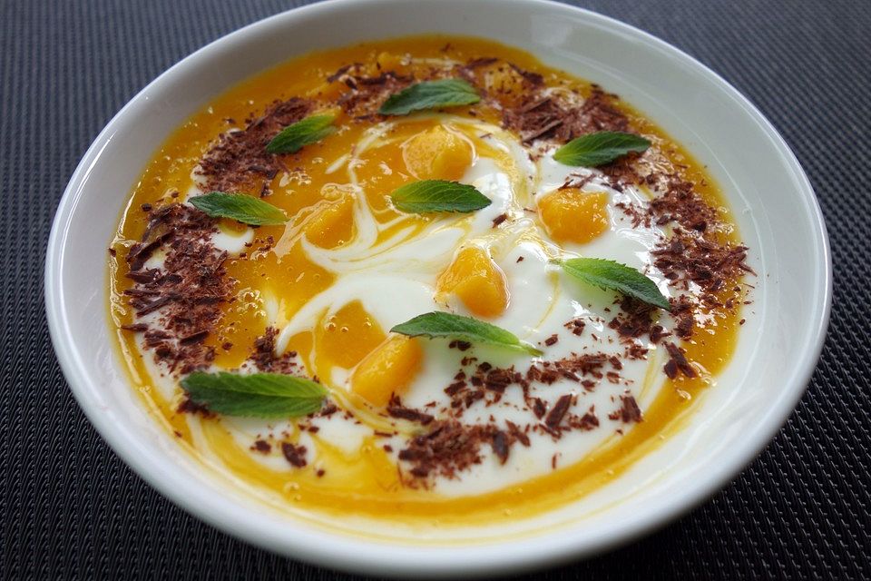 Mango-Joghurt-Dessert