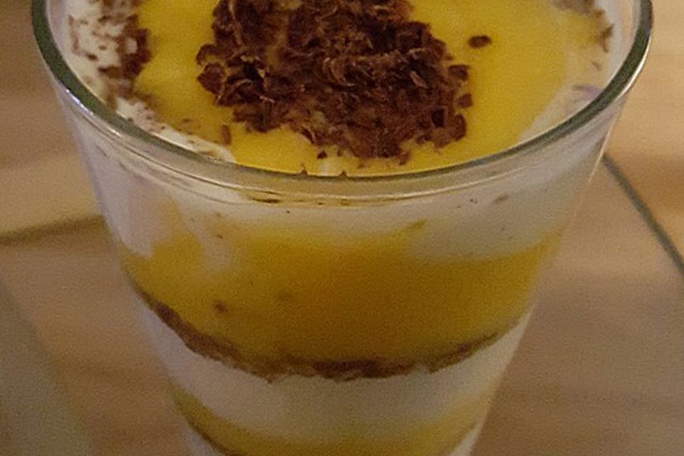 Mango-Joghurt-Dessert