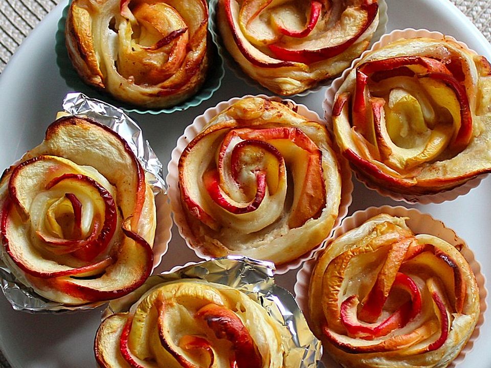 Apfelmuffins in Rosenform von beccsbakes| Chefkoch