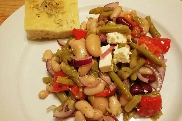 Bunter Bohnensalat mit Feta von Pawo- | Chefkoch