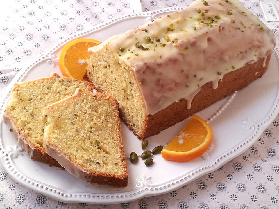 Mandel-Orangen-Kuchen mit Pistazien von holunderbluete67| Chefkoch
