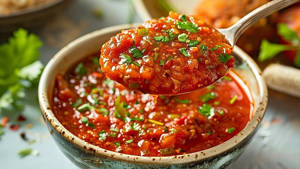 Falafel-Sauce aus Tomate - schnell & einfach
