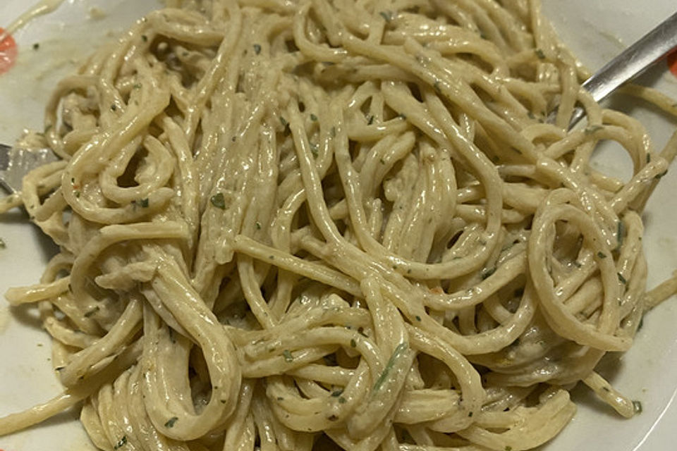 Spaghetti „Carbonara“ vegan