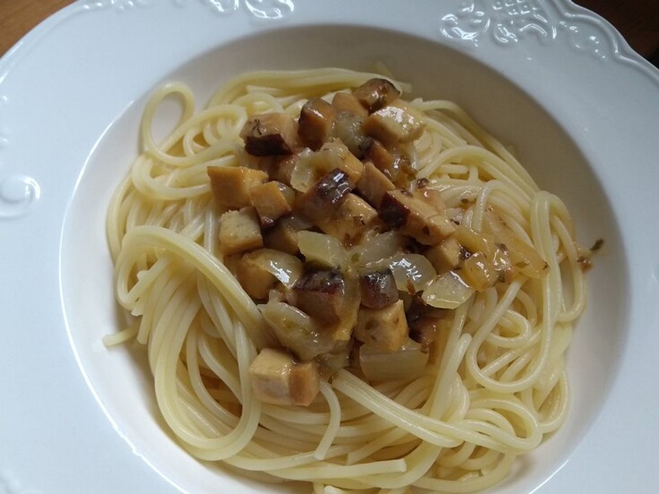 Spaghetti „Carbonara“ vegan von NitaVegan Chefkoch