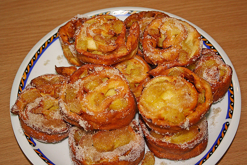 Berliner Ballen, Apfelringe, Brezel usw.