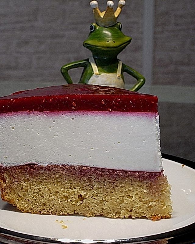 Urmelis Eierlikör-Quark-Torte mit Himbeerspiegel