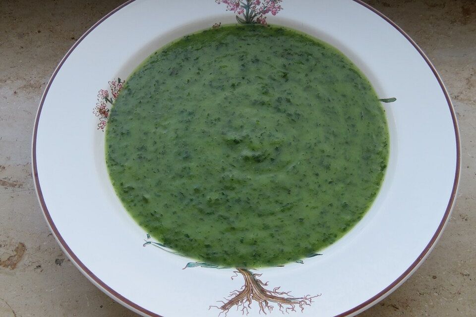 Kartoffel-Rucola-Suppe