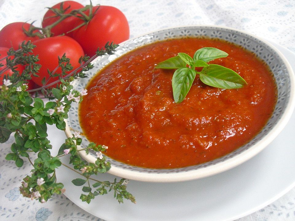 Tomatensauce für Pizza von SessM | Chefkoch