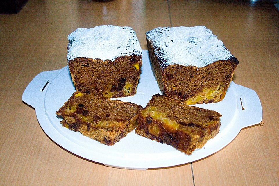 Mango-Rosinen-Kuchen