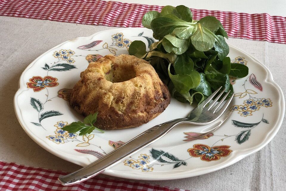 Kartoffel-Schinken-Gugelhüpfchen