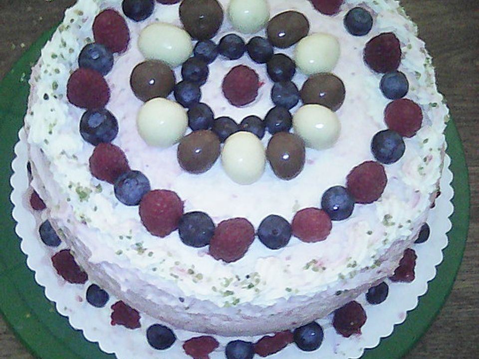 Blaubeer-Himbeer-Torte von HeleneGünther| Chefkoch