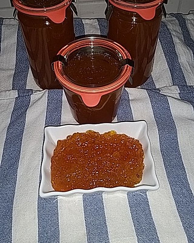 Bitterorangenmarmelade (Marmelade d'oranges amères)