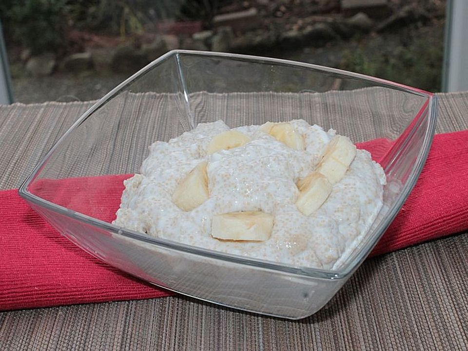 Amarant-Joghurt-Kokos-Bananen-Frühstück von patty89| Chefkoch