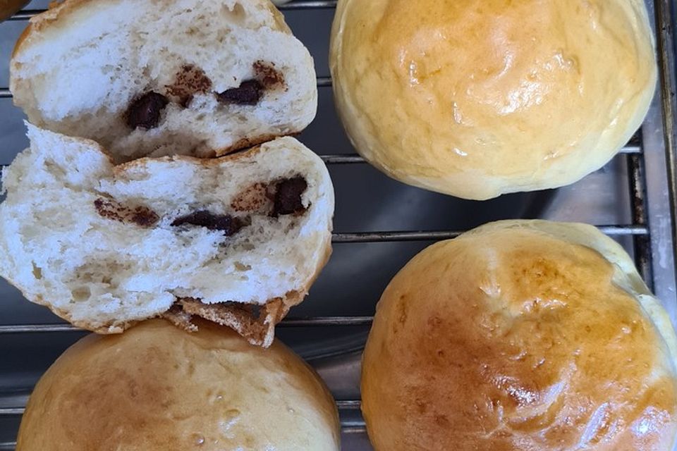 Rosinen- oder Schokobrötchen à la Michael