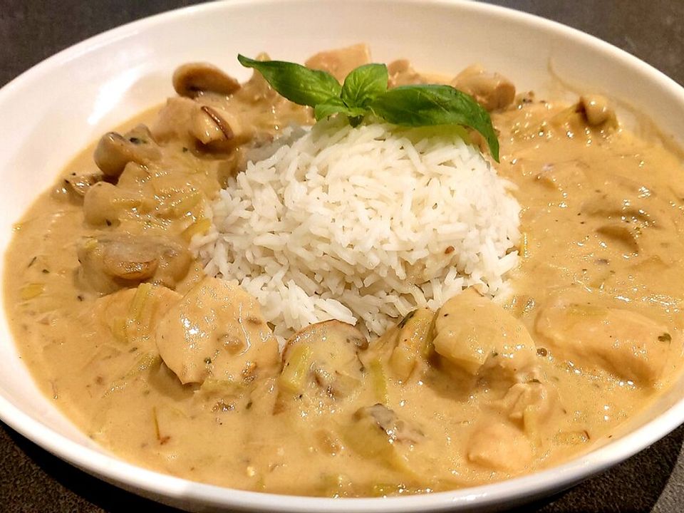 Putengeschnetzeltes mit Lauchzwiebeln und Champignons von Nike500| Chefkoch