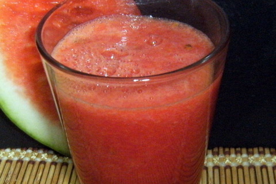 Wassermelonen-Himbeer-Drink