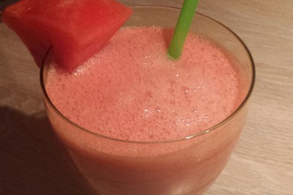 Wassermelonen-Himbeer-Drink