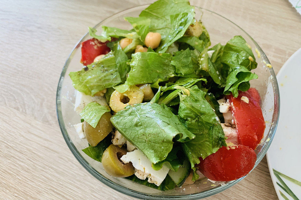 Salat im Glas / Salat fürs Büro "Griechischer Salat"