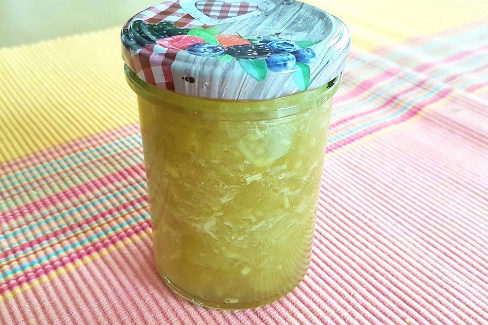 Rhabarber - Marmelade mit Ingwer