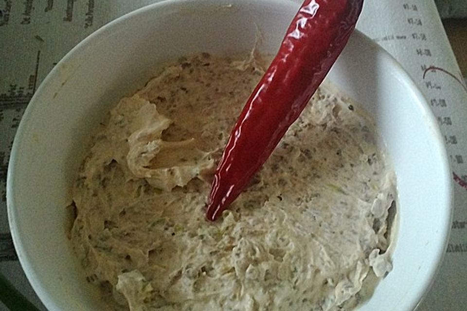 Hackfleisch-Lauch-Dip