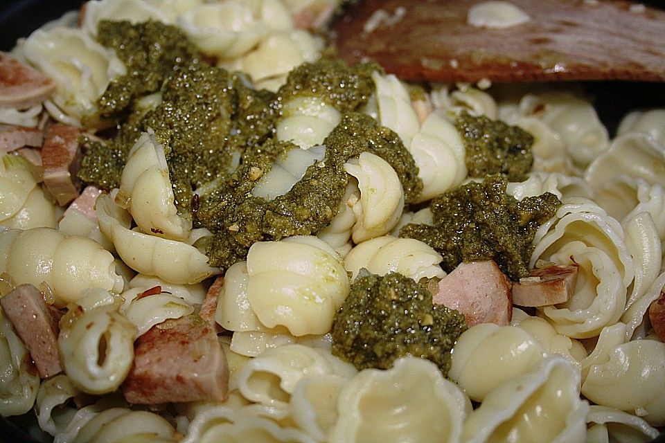 Schnelle Pesto - Nudeln