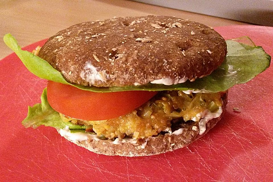 Vegetarischer Quinoa Burger