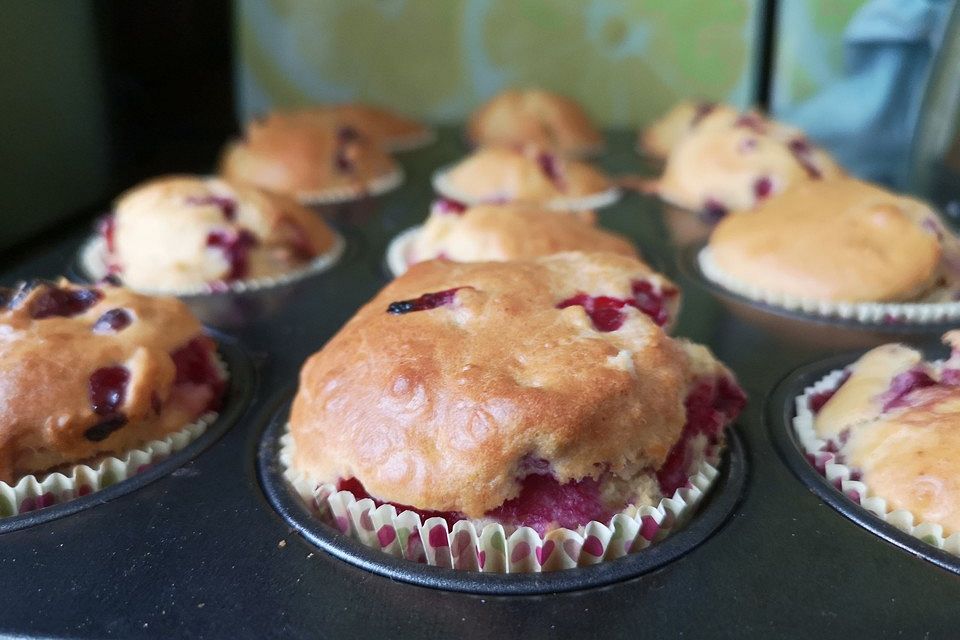 Johannisbeer - Joghurt Muffins