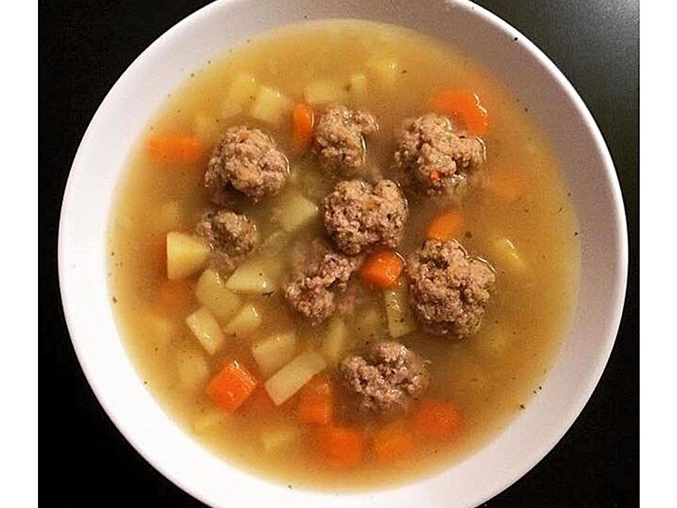 Hackbällchen-Suppe von Melissa_x3| Chefkoch
