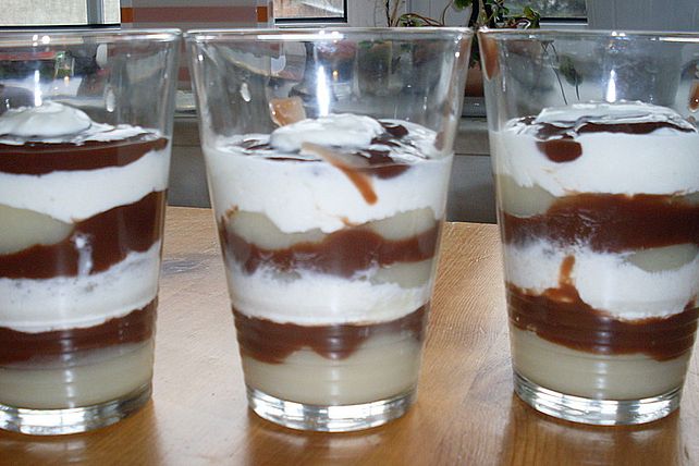 Schokocreme mit Birne und körnigem Frischkäse von bani1976| Chefkoch
