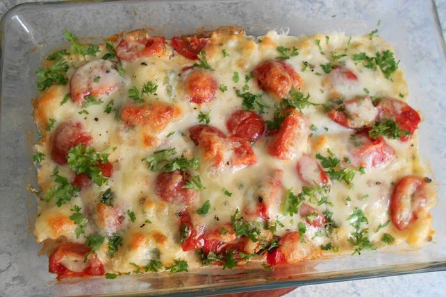 Blumenkohl-Tomaten-Mozzarella-Gratin von movostu| Chefkoch