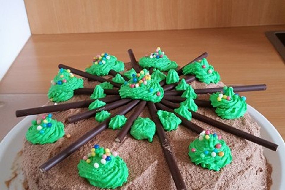 Kleine After-Eight-Torte Kleine After-Eight-Torte