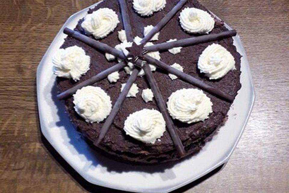 Kleine After-Eight-Torte Kleine After-Eight-Torte