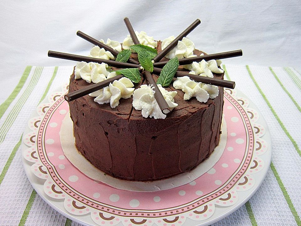 Kleine After-Eight-Torte von trekneb| Chefkoch