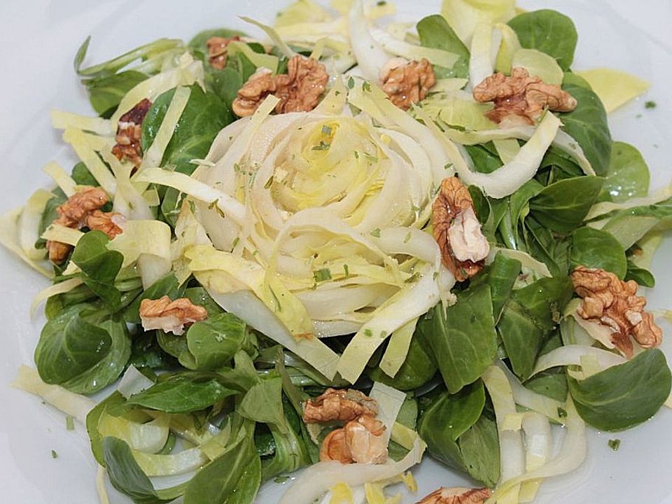 Feldsalat-Chicorée-Walnuss-Salat von patty89| Chefkoch
