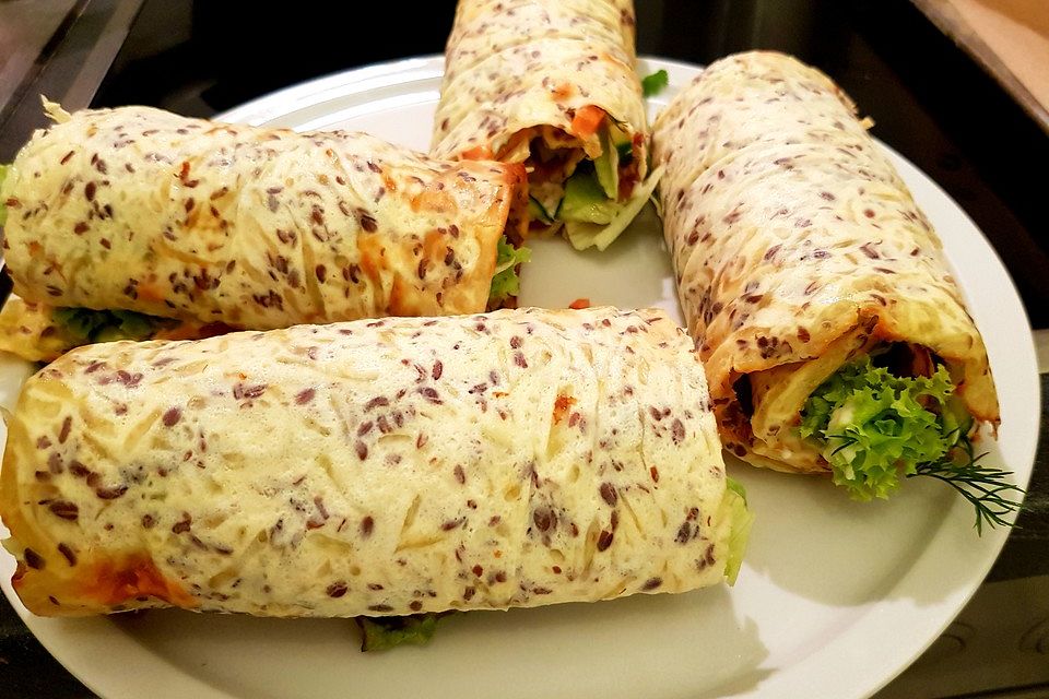 Grundrezept Low-Carb Wrap