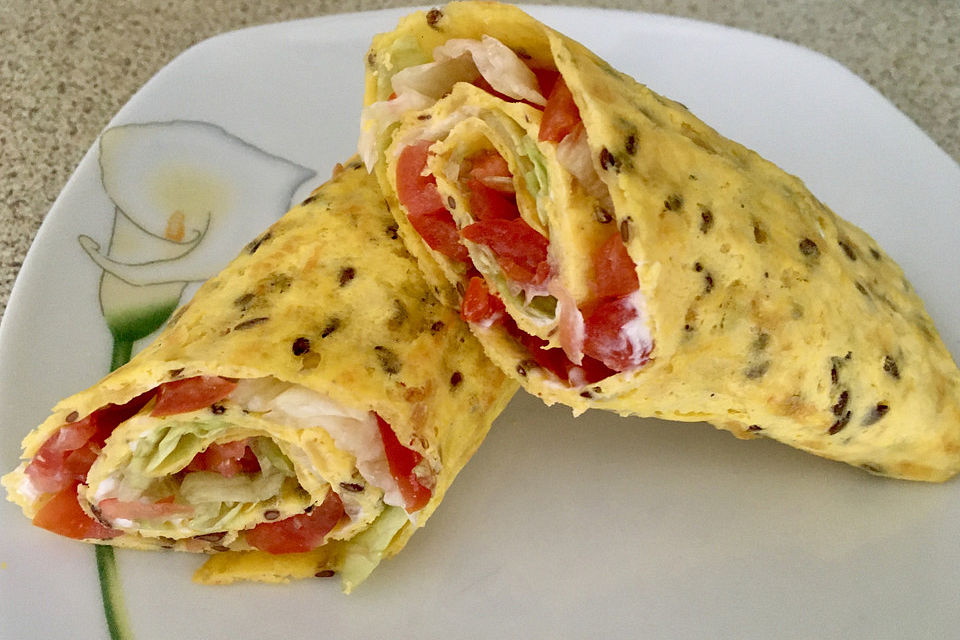 Grundrezept Low-Carb Wrap