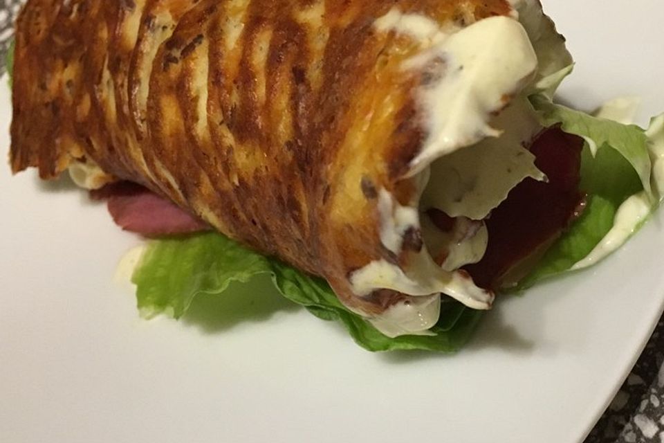 Grundrezept Low-Carb Wrap