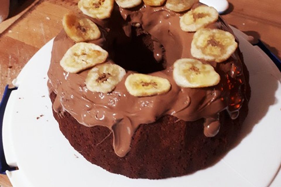 Bananen-Nutella-Kuchen