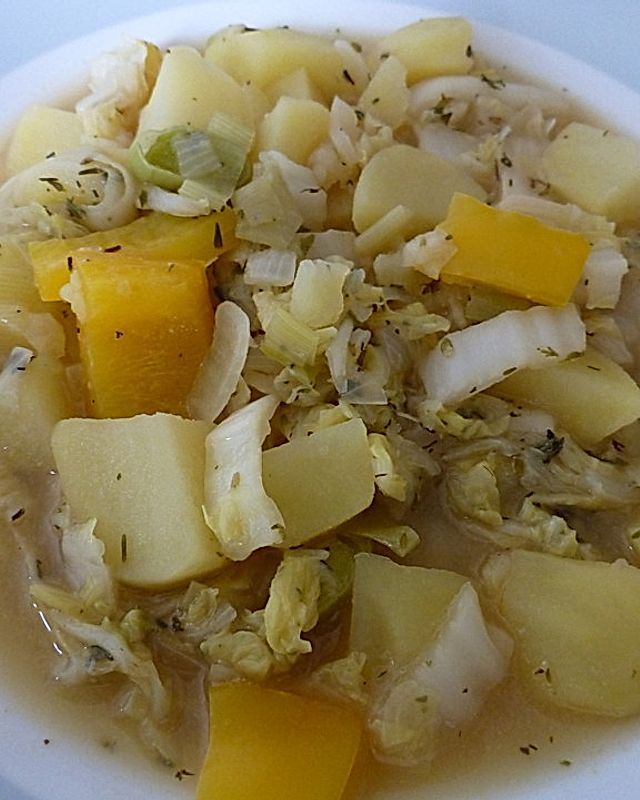 Chinakohl-Kartoffel-Gemüse-Eintopf
