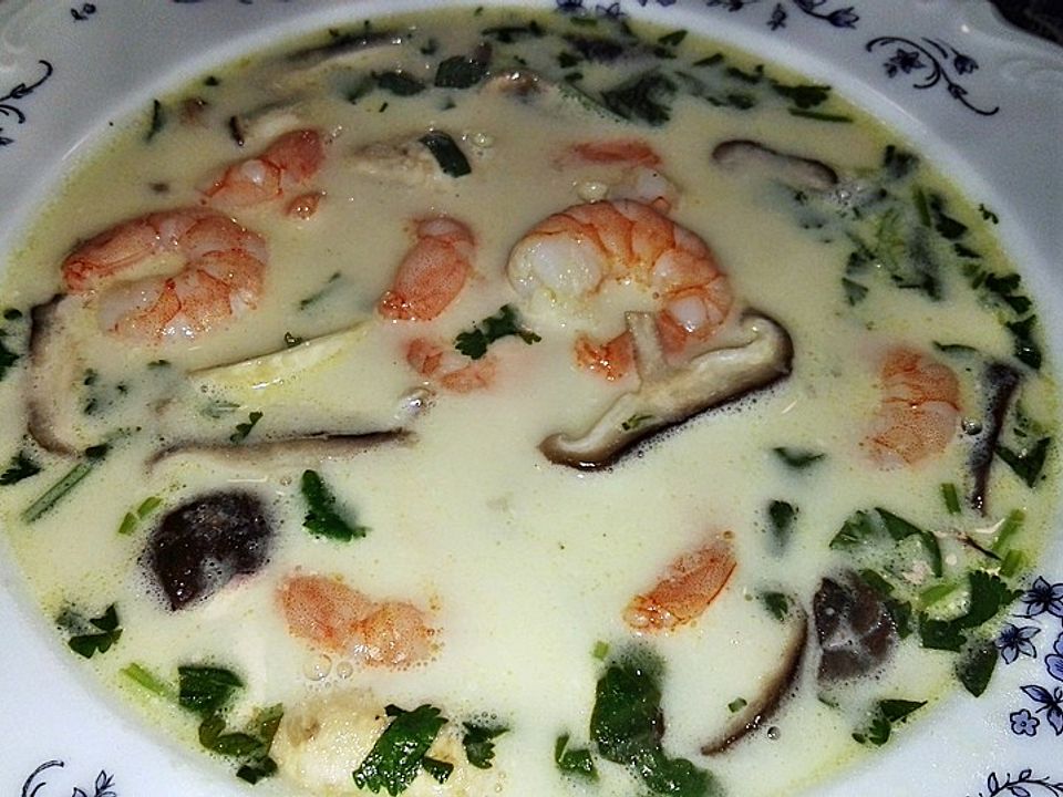 Kokos-Zitronengras-Suppe mit Garnelen von alter-Pirat| Chefkoch