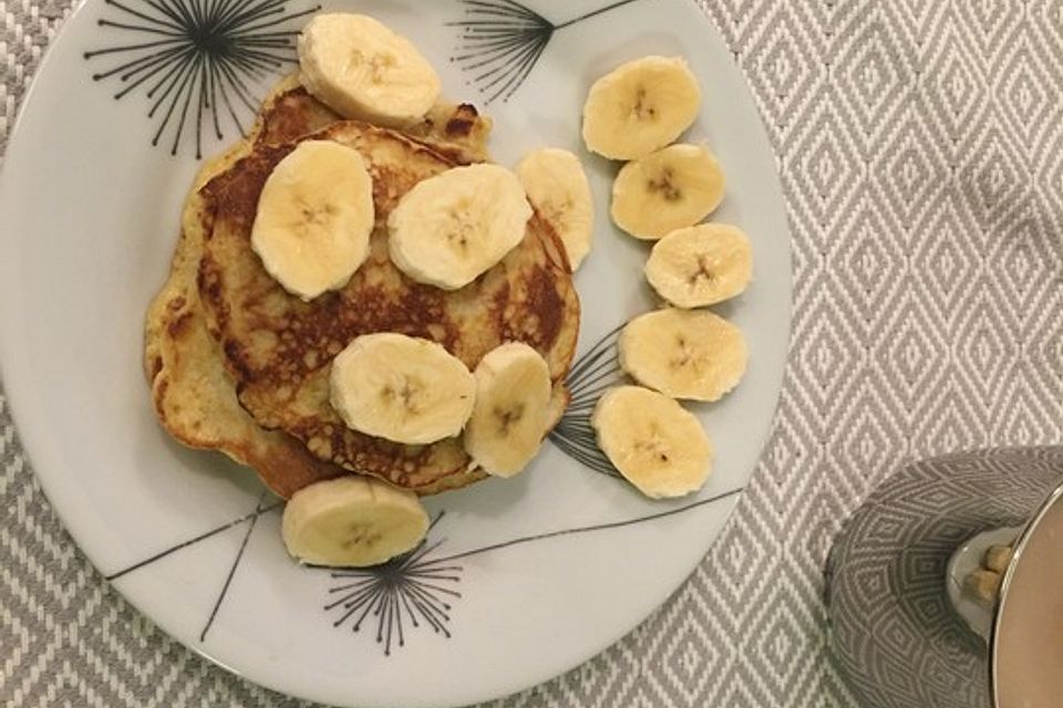 Gesunde Pancakes ohne Mehl und Zucker