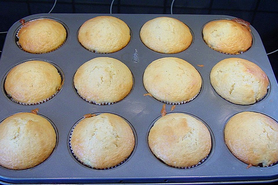 Zitronen - Sour - Cream - Muffins