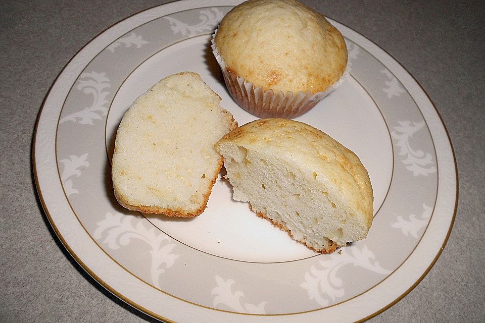 Zitronen - Sour - Cream - Muffins