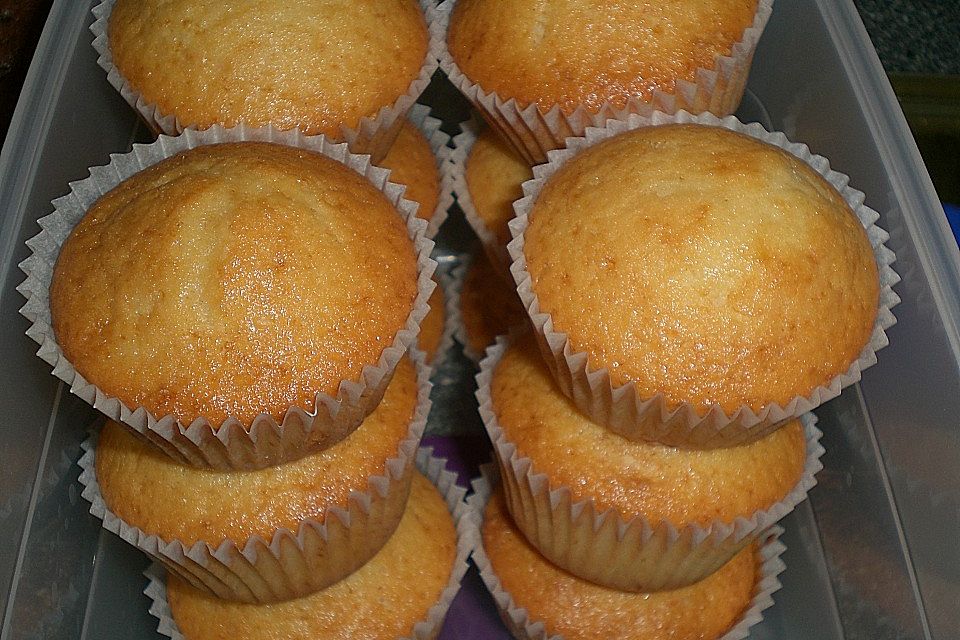 Zitronen - Sour - Cream - Muffins