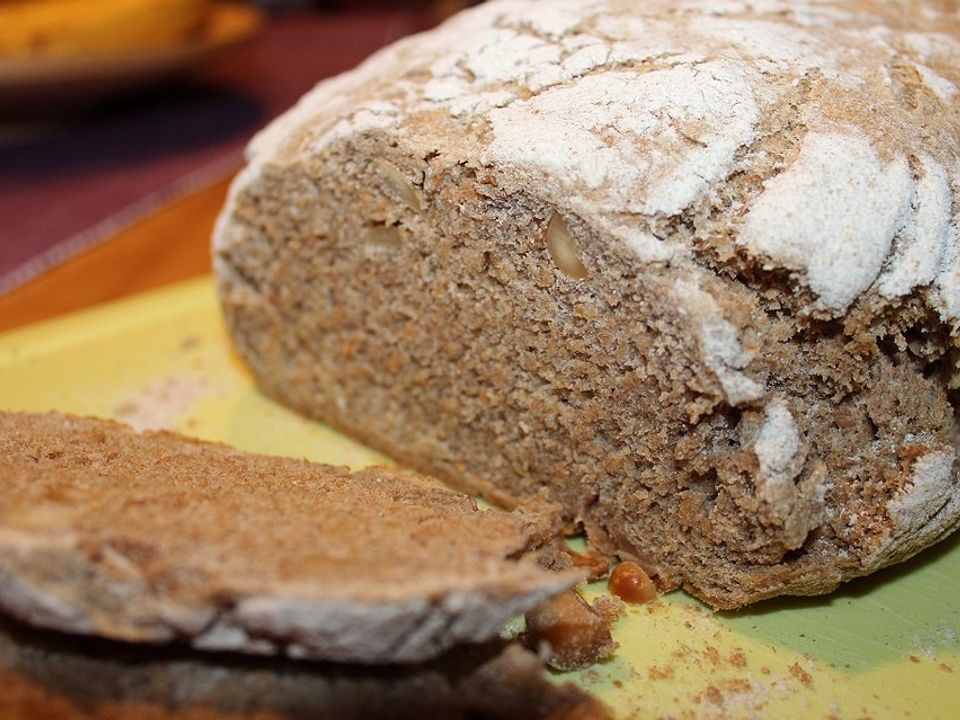 Erdnuss-Emmer-Dinkel-Vollkornbrot von patty89| Chefkoch