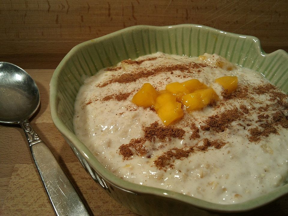 Veganes Mango-Zimt-Porridge von berryhelly| Chefkoch